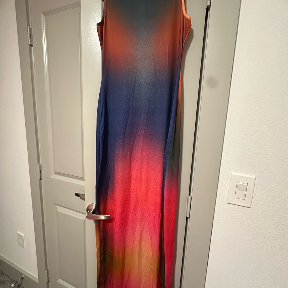 Finesse Vibrant Ombre Maxi Dress